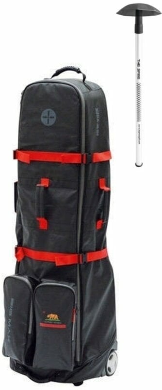 Travel Bag Big Max Dri Lite Travelcover Black/Red + The Spine SET