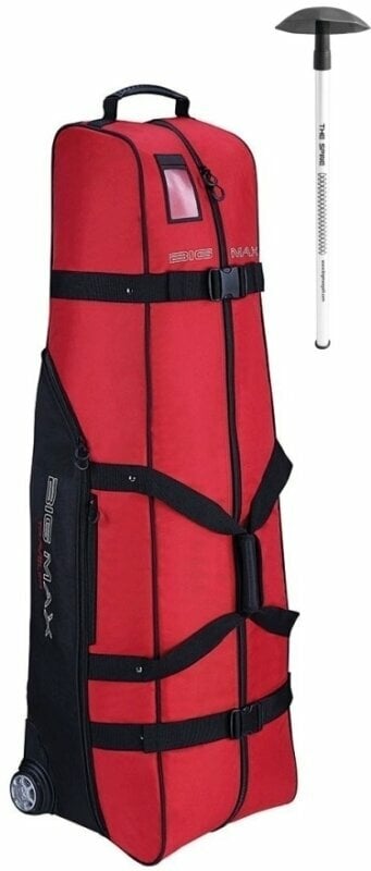 Travel Bag Big Max Traveler Travelcover Red/Black + The Spine SET