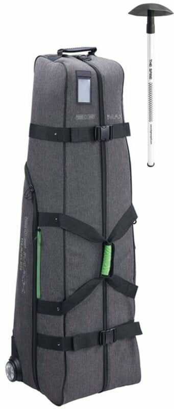 Reisetasche Big Max Traveler Travelcover Storm/Charcoal/Lime + The Spine SET