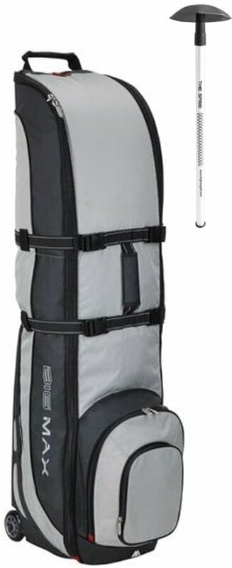 Travel Bag Big Max Wheeler 3 Travelcover Black/Silver + The Spine SET