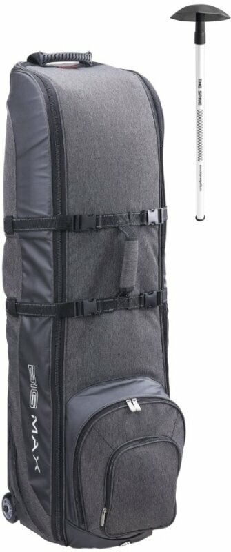 Travel Bag Big Max Wheeler 3 Travelcover Storm/Charcoal + The Spine SET