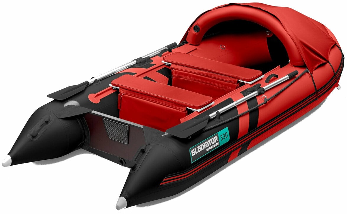 Inflatable Boat Gladiator Inflatable Boat C330AL 330 cm Red/Black