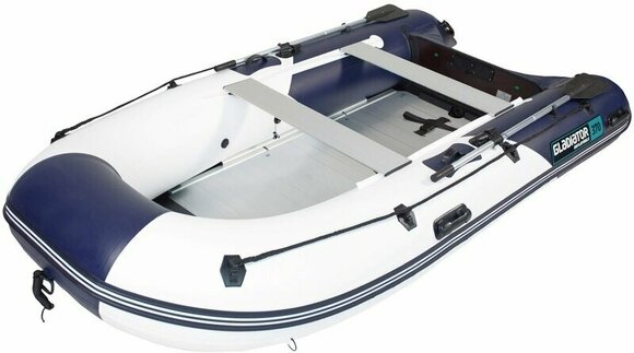 Inflatable Boat Gladiator Inflatable Boat B330AD 330 cm White-Blue - 1