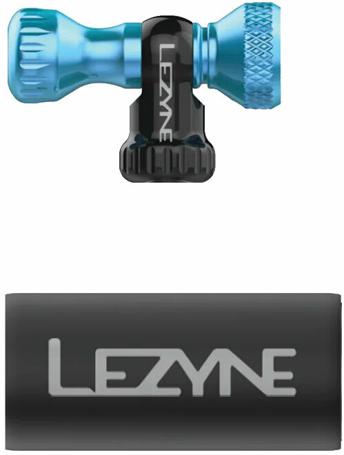 CO2 pomp Lezyne Control Drive CO2 Head Only Neoprene Blue/Hi Gloss CO2 pomp