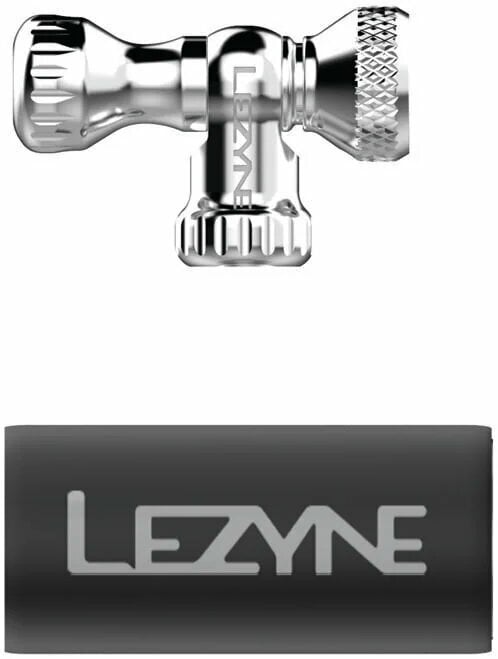 Pompă CO2 Lezyne Control Drive CO2 Head Only Neoprene Silver/Hi Gloss Pompă CO2