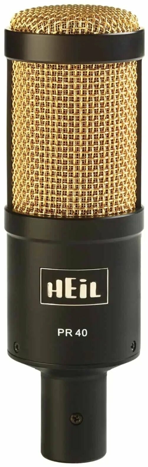 Microphone de podcast Heil Sound PR40 Black & Gold