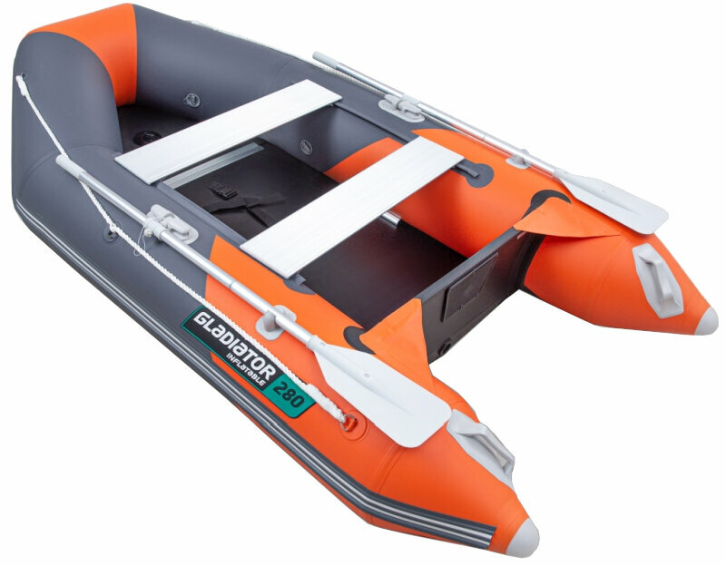 Inflatable Boat Gladiator Inflatable Boat AK300 300 cm Orange/Dark Gray