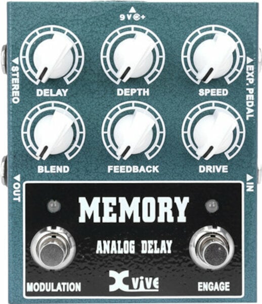 Guitar effekt XVive W3 Memory Analog Delay