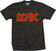 Maglietta AC/DC Maglietta Unisex Logo T-Shirt Maschile Black L