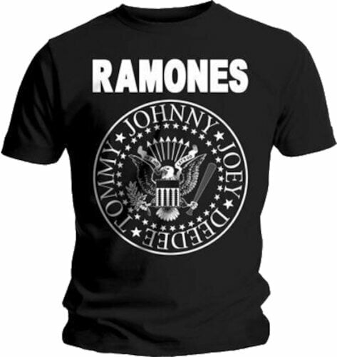 Tričko Ramones Tričko Seal Muži Black M