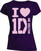 Camiseta de manga corta One Direction Camiseta de manga corta I Love Morado S