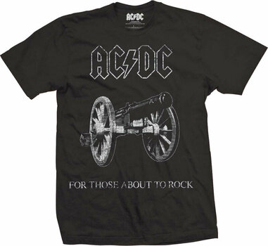 Shirt AC/DC Shirt About To Rock Unisex Black L - 1
