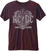 T-Shirt AC/DC Unisex Fashion Tee: Black Ice (Burn Out) Navy/Red XXL