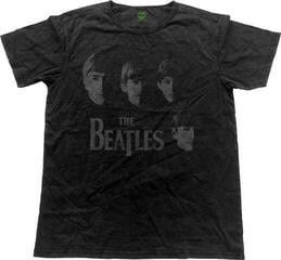 Tričko The Beatles Faces Vintage Black