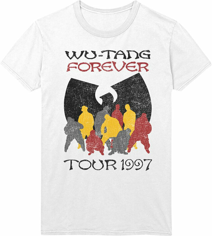 T-Shirt Wu-Tang Clan T-Shirt Forever Tour '97 Unisex White M