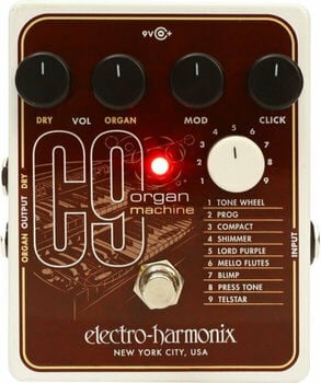 Guitar Effects Pedal Electro Harmonix C9 Organ Machine - 1