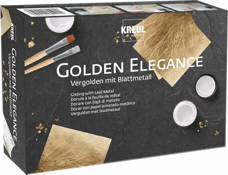Фонови бои Kreul Golden Elegance Gold-Plating Set 2 x 50 ml