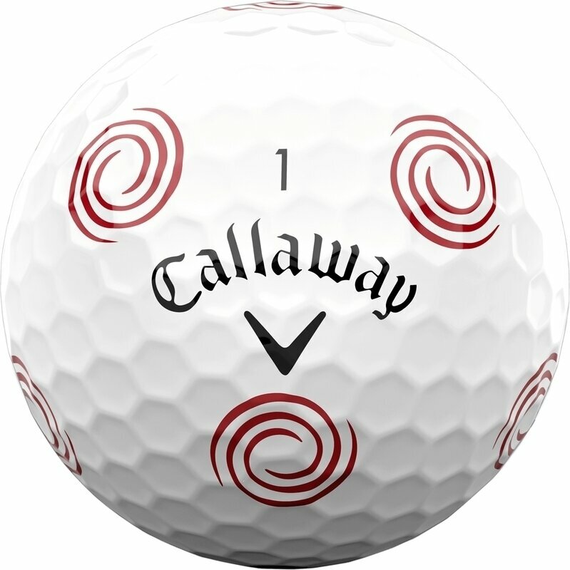 Golf žogice Callaway Chrome Soft Truvis Odyssey Swirl