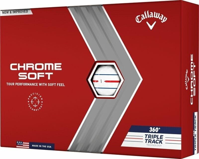 Golfová loptička Callaway Chrome Soft 360 Triple Track