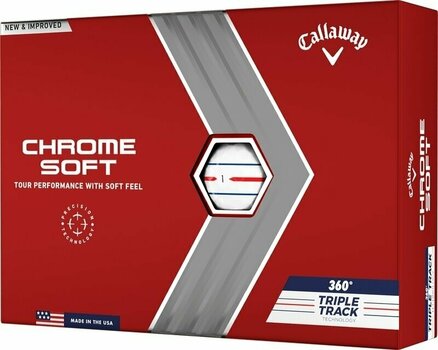 Nova loptica za golf Callaway Chrome Soft 360 Triple Track - 1