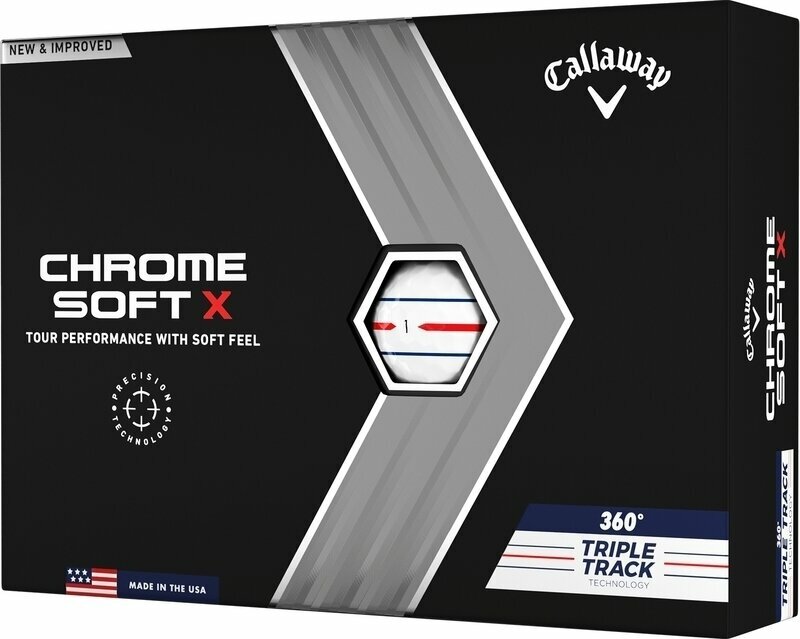 Palle da golf Callaway Chrome Soft X 360 Triple Track