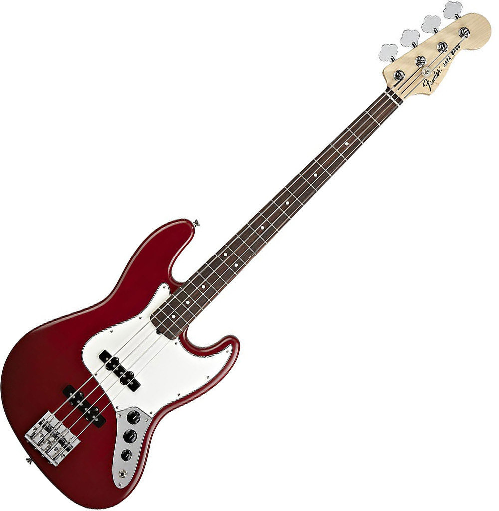 Elektrische basgitaar Fender Standard Jazz Bass Midnight Wine