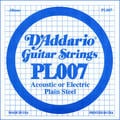 D'Addario PL 007 Single Guitar String