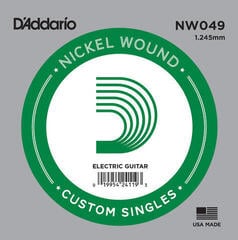 Einzelsaite für Gitarre D'Addario NW 049 Einzelsaite für Gitarre