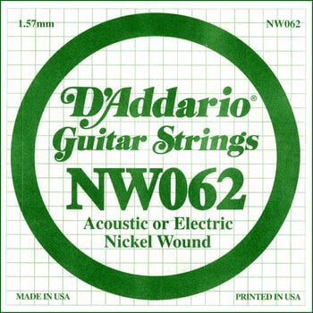 Különálló elektromos gitárhúr D'Addario NW 062 Különálló elektromos gitárhúr - 1