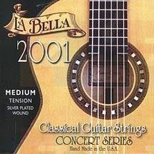 Nylon Konzertgitarren Saiten LaBella 2001 Medium