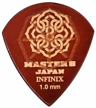 Plektra Master 8 Japan Infinix Hard Grip Jazz Type 1.0 mm Plektra