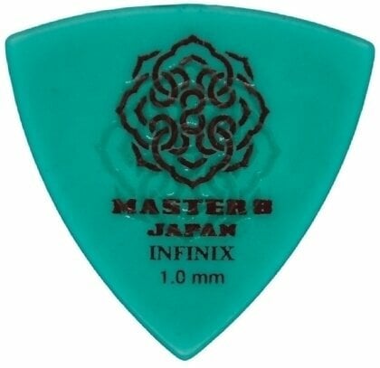 Pick Master 8 Japan Infinix Hard Polish Triangle 1.0 mm Rubber Grip Pick