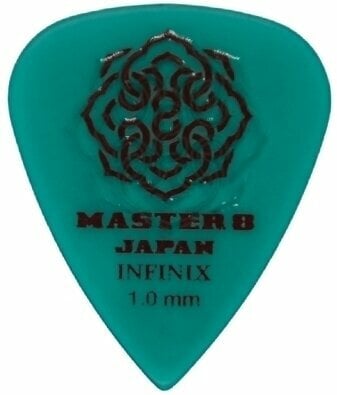 Pick Master 8 Japan Infinix Hard Polish Teardrop 1.0 mm Rubber Grip Pick