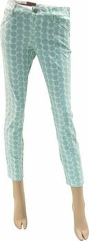 Trousers Alberto Mona WR Dots Turquoise 34 - 1