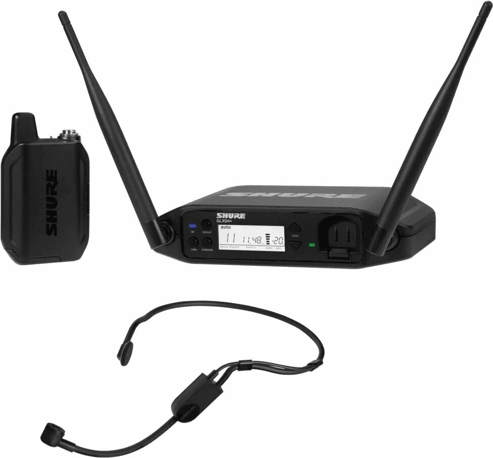 Trådlöst headset Shure GLXD14+E/PGA31-Z4 2,4 GHz-5,8 GHz