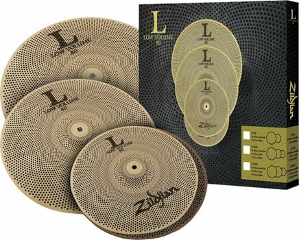 Cymbal Set Zildjian LV468 L80 Low Volume Box 3 14/16/18 Cymbal Set - 1