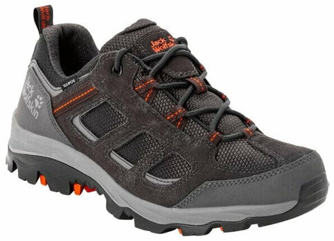 Mens Outdoor Shoes Jack Wolfskin Vojo 3 Texapore Low M Grey/Orange 45 Mens Outdoor Shoes - 1