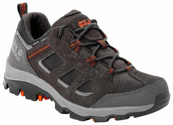 Moške outdoor cipele Jack Wolfskin Vojo 3 Texapore Low M Grey/Orange 43 Moške outdoor cipele