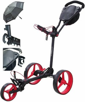 Ročni voziček za golf Big Max Blade Trio Deluxe SET Phantom Black/Red Ročni voziček za golf - 1