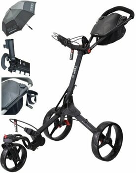 Ročni voziček za golf Big Max IQ² 360 Deluxe SET Phantom Black Ročni voziček za golf - 1
