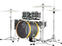 Akustik-Drumset Dixon PODJ516EY Jet Set Plus Shellset Ebony Yellow