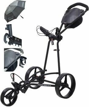 Ročni voziček za golf Big Max Autofold X2 Deluxe SET Phantom Black Ročni voziček za golf - 1