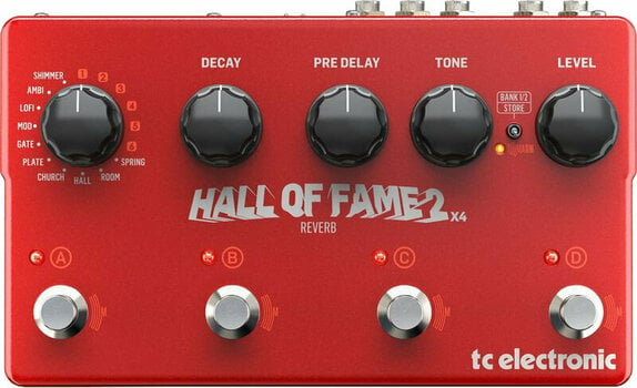 Guitar Effect TC Electronic Hall Of Fame 2X4 Reverb - 1