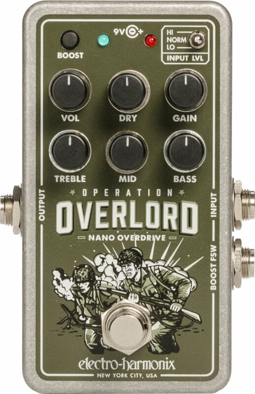 Guitar Effect Electro Harmonix Nano Operation Overlord