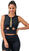 Fitness tričko Nebbia Honey Bunny Crop Top Čierna XS Fitness tričko