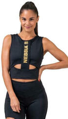 Fitness T-Shirt Nebbia Honey Bunny Crop Top Black S Fitness T-Shirt