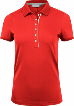 Polo Shirt Kjus Womens Sia Polo S/S Cosmic Red 36 - 1