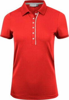 Polo Shirt Kjus Womens Sia Polo S/S Cosmic Red 42 - 1