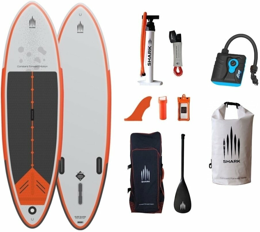 Shark Surf SET 9'2'' (279 cm) Paddleboard, Placa SUP