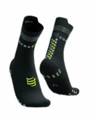 Спорт > Бягане > Чорапи Compressport Pro Racing Socks v4.0 Run High Flash Black/Fluo Yellow T3